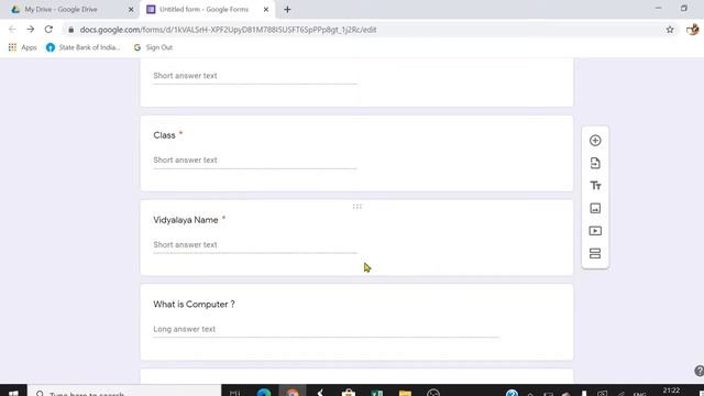 PART 5 :ONLINE GOOGLE FORM (CREATING SECTIONS | SETTING NUM OF RESPONSES ) By Sangeeta M Chauhan] смотреть онлайн