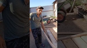 Делаем деревянные сани для лошади