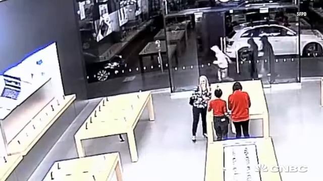 Watch An Apple Store Get Robbed In 12 Seconds: TRISHUL 2020