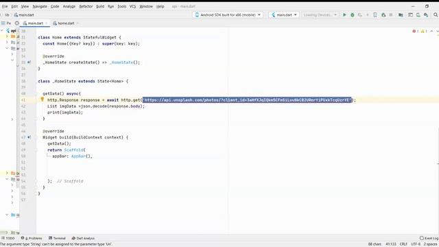 URI error | API Flutter| Fetch data from Internet Flutter смотреть онлайн
