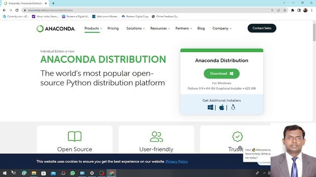 Anaconda Installation on Windows 10 смотреть онлайн