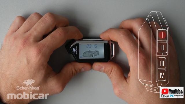 SCHER-KHAN MOBICAR - Как установить время на брелке смотреть онлайн