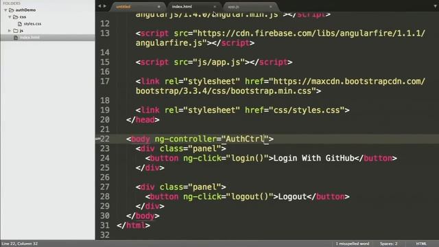 Tackling Authentication with AngularFire смотреть онлайн