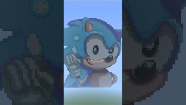 Постройка Соника из майнкрафт:) #shorts смотреть онлайн