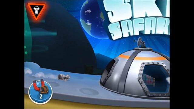 SKI SAFARI 2 Loony lunar Update Gameplay HD смотреть онлайн