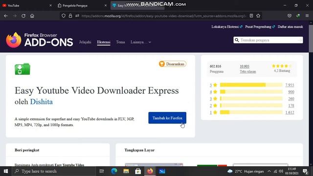 Cara Menampilkan Menu Download Pada Youtube di Mozila Firefox смотреть онлайн