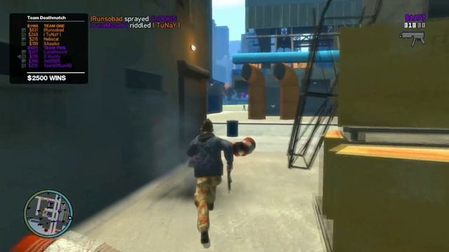 GTA IV I Team Deathmatch I Colony Island (private server) 2500$ I смотреть онлайн