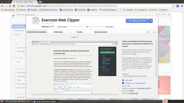 Instalar Evernote webclipper en chrome смотреть онлайн
