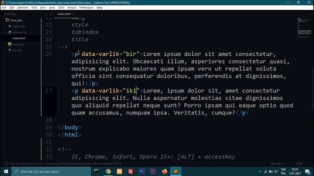 HTML Dersleri 37 - Global Attributes - Evrensel Öznitelikler смотреть онлайн