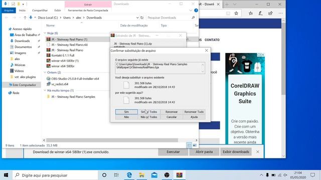 baixando e instalando o kontaket 6.1.1 e arquivos.. смотреть онлайн
