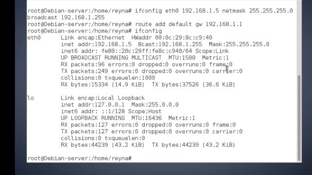 Configuración de la tarjeta NIC en Debian Squeeze 7.6 смотреть онлайн
