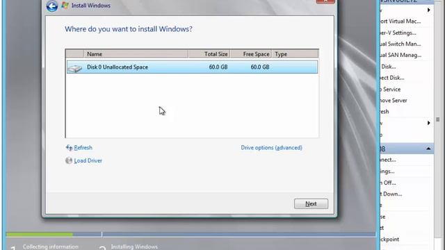 Windows 2008 R2 Server install смотреть онлайн