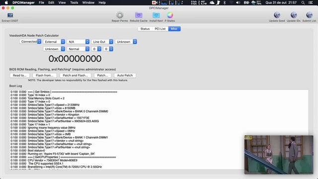 full Hackintosh acer F5-573G Mac OS Mojave 10.14.1 смотреть онлайн