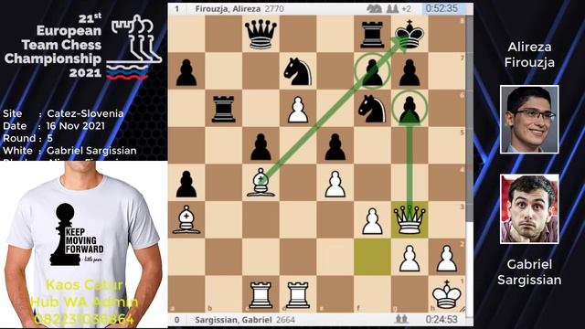 Alireza Firouzja : Rangking 3 Dunia || European Team Ch 2021 смотреть онлайн