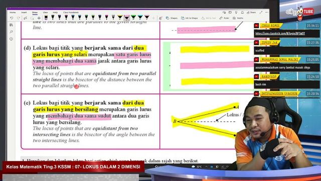 Kelas Matematik Ting.3 KSSM : 07- LOKUS DALAM 2 DIMENSI смотреть онлайн