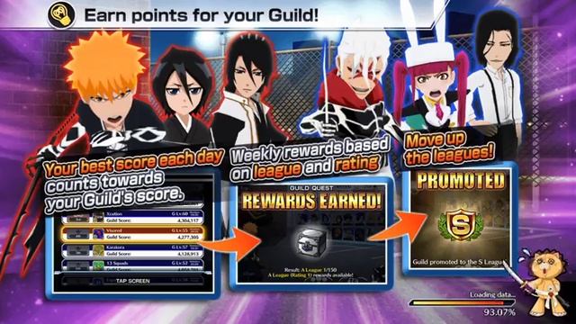 Bleach Brave Souls How to get New Guild Quest S Rank 23/9 Tousen смотреть онлайн