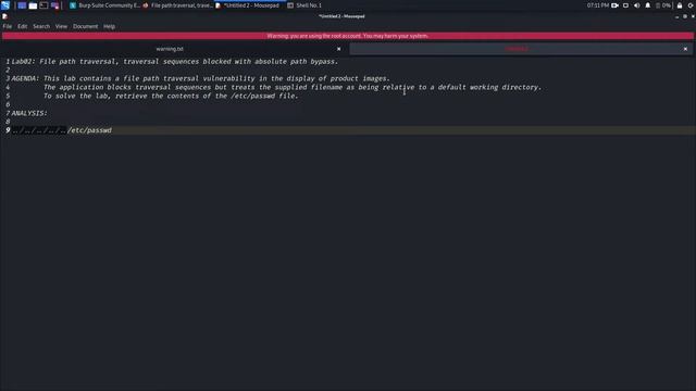 Web Security Academy - Directory Traversal - Lab02# смотреть онлайн