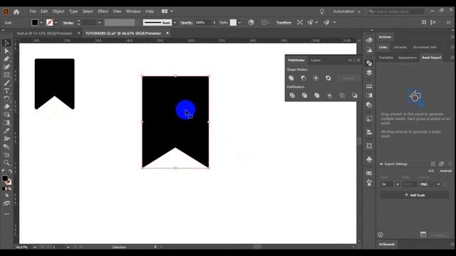 How to Create bookmark icon in Illustrator - Free Online Tutorial смотреть онлайн