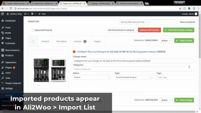 How to import products from AliExpress using Ali2Woo Chrome extension смотреть онлайн