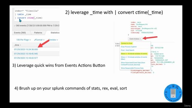 9. Module 5a Event Search Splunk Queries смотреть онлайн