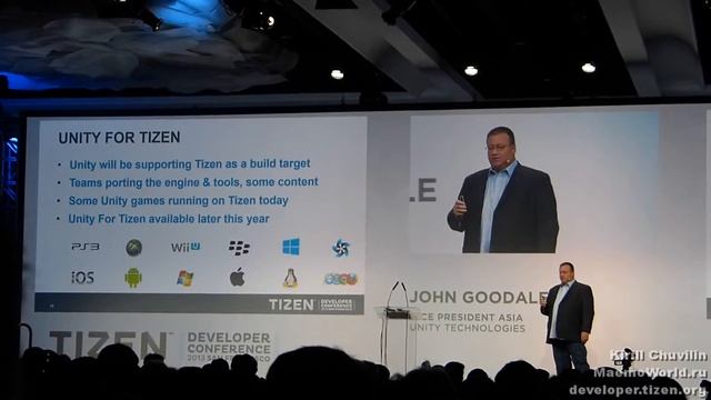 Tizen Developer Conference 2013 - Unity Keynote смотреть онлайн