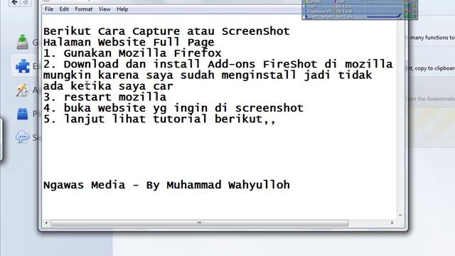 Cara ScreenShot Website Full Page di Mozilla Firefox смотреть онлайн