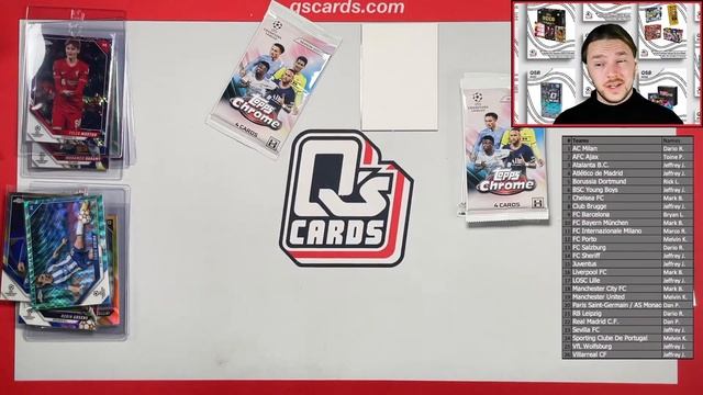 Q'S NIGHT LIVE BOX BREAKS | UCL | SOCCER TOPPS CHROME HOBBY PYT | PART 2 QSB#062 смотреть онлайн