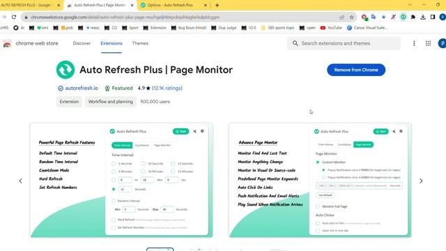 Auto Refresh Plus | Page Monitor chrome extention смотреть онлайн