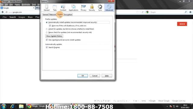 Mozilla Firefox-Disable Automatic Update смотреть онлайн