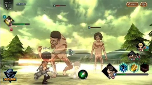 ATTACK ON TITAN BRAVE ORDER GAMEPLAY (ANDROID / IOS)