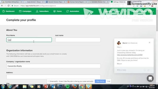 How to Sign Up Mailerlite Step 1 (Chinese Version) смотреть онлайн