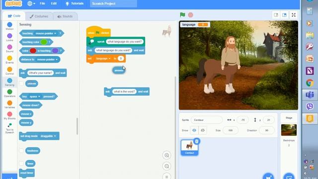 How to make a online translator in SCRATCH 3.0 смотреть онлайн