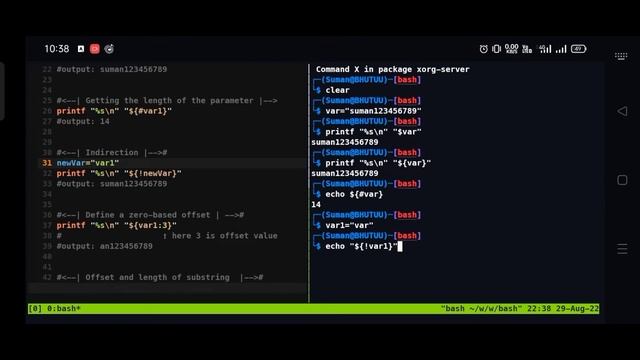 Bash scripting: 4 | parameter expansion: 1 | #bash #bashscripting #linux #shell #BHUTUU смотреть онлайн