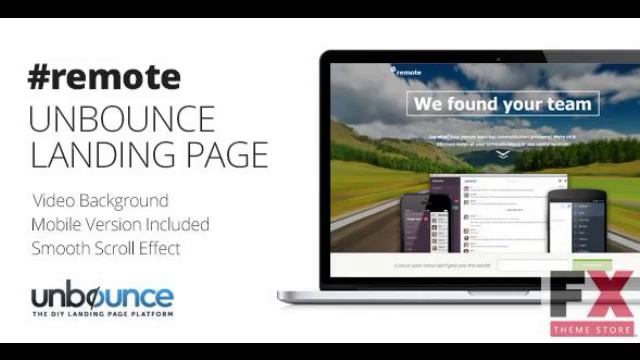 Preview Remote Unbounce Landing Page Template TForest смотреть онлайн