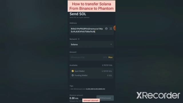 How to transfer Solana from Binance to Phantom Wallet смотреть онлайн