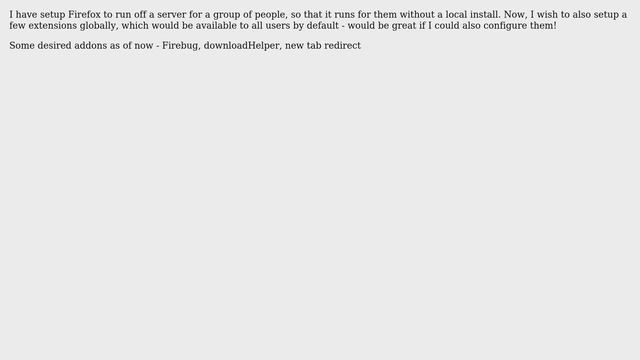 CentOS 5.6: Setup global extensions in Firefox 10.0.1 смотреть онлайн