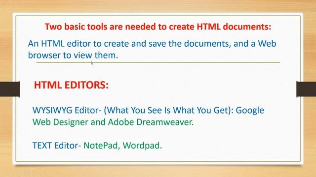 PART-1: VIII:CH-9:Understanding HTML- Creating, Saving and Viewing the HTML document. смотреть онлайн