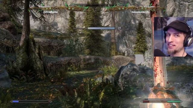 Skyrim Highlights, Brave Sir Geoffrey Ran A-Way! Stream 8pt2 смотреть онлайн