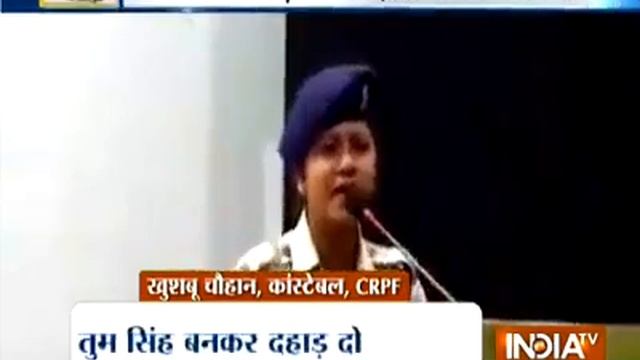 Indian brave police lady#indiatv смотреть онлайн