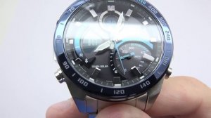 Распаковка наручных часов Casio Edifice ECB-900DB-1B Unboxing