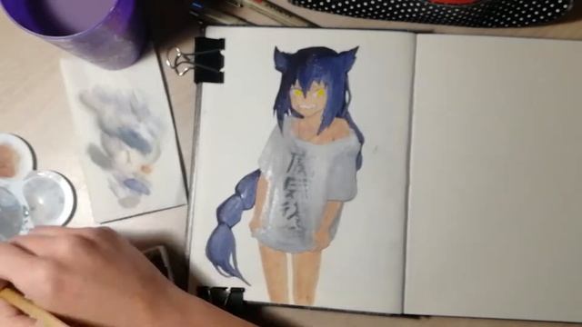 Спидпейнт - Аниме Джахи не будет отчаиваться! Speedpaint - Anime Jahy-sama wa Kujikenai! смотреть онлайн
