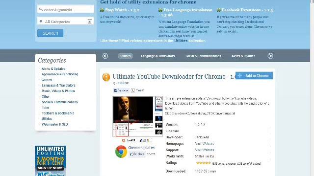HOW TO INSTALL CHROME YOUTUBE DOWNLOADER