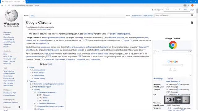 Google Chrome - Tutorial 16 - Zoom in and out of Webpages смотреть онлайн