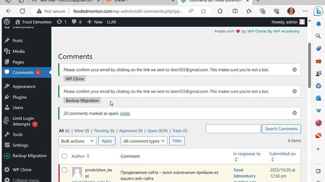 Comments 26 ‹ Food Edmonton — WordPress and 2 more pages Personal Microsoft Edge 2023 11 17 15 смотреть онлайн