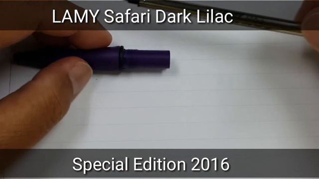 รีวิว Ep.8 ปากกา LAMY Safari Dark Lilac Special Edition / Limited Edition 2016 смотреть онлайн