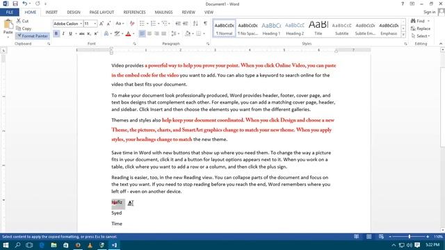 Ms word 2013 In Telugu Part 2 смотреть онлайн