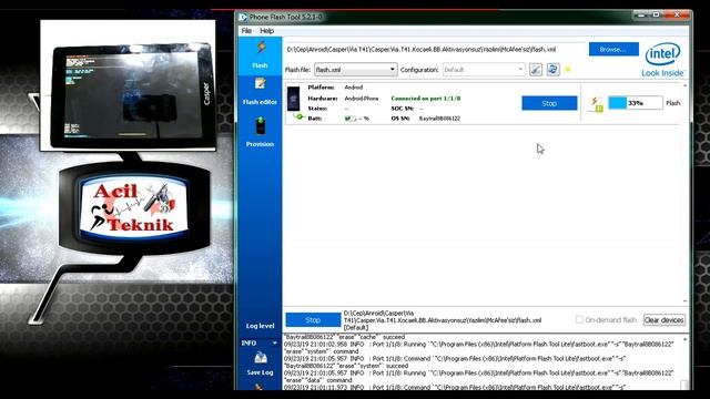 Casper Via T41 Rom (Yazılım) Yükleme (Kocaeli Büyükşehir Belediyesi - Aktivasyonsuz) смотреть онлайн