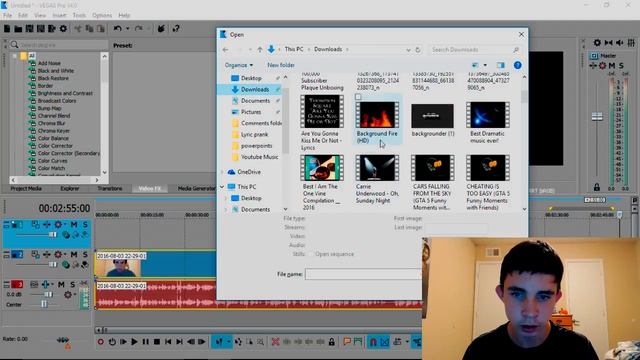 HOW TO PUT FIRE IN YOUR VIDEOS! VEGAS PRO 14 TUTORIAL смотреть онлайн
