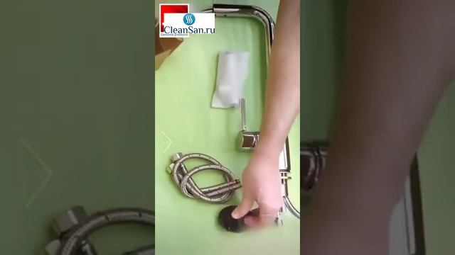 Смеситель для кухни с выдвижной лейкой Timo Saona 2326/00FL хром https://cleansan.ru/smesiteli смотреть онлайн