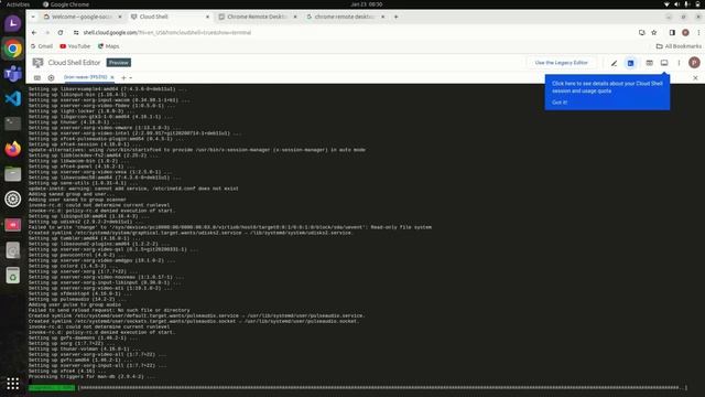 Free Ubuntu Machine On Google Cloud Shell With RDP | Free VPS Server - How to Create | Step-by-Step смотреть онлайн